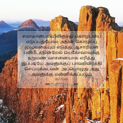 Picture 07 - லேவியராகமம் 4:31 TAMIRV -  - Bible Verse Picture
