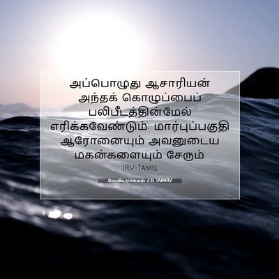 Picture 07 - லேவியராகமம் 7:31 TAMIRV - அப்பொழுது - Bible Verse Picture