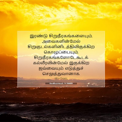 Picture 07 - லேவியராகமம் 7:4 TAMIRV - இரண்டு - Bible Verse Picture
