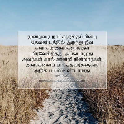 Picture 07 - வெளிப்படுத்தின விசேஷம் 11:11 TAMIRV - மூன்றரை - Bible Verse Picture