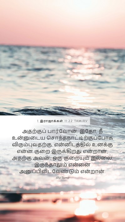 1 இராஜாக்கள் 11:22 TAMIRV Mobile Phone Wallpaper - அதற்குப் - Mobile Bible Verse Wallpaper