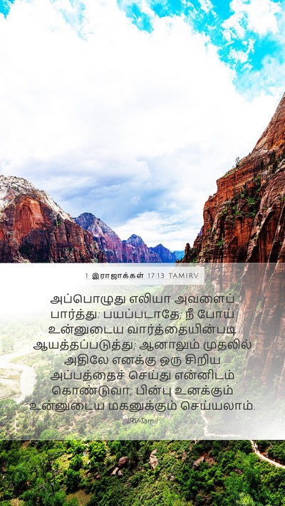 1 இராஜாக்கள் 17:13 TAMIRV Bible Verse Image