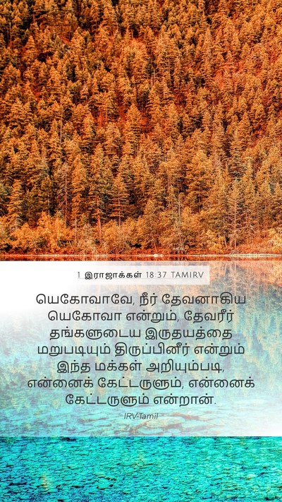 1 இராஜாக்கள் 18:37 TAMIRV Bible Verse Image