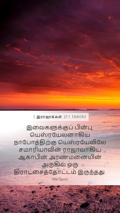 1 இராஜாக்கள் 21:1 TAMIRV Bible Verse Image