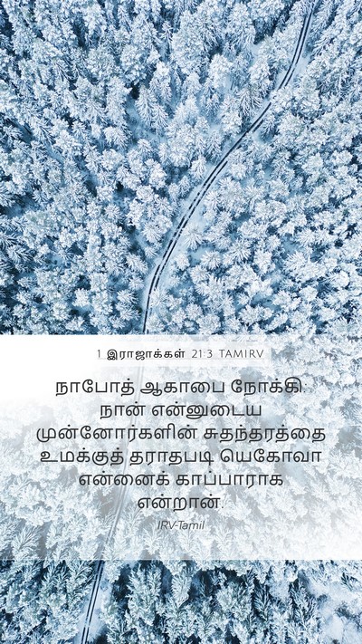 1 இராஜாக்கள் 21:3 TAMIRV Bible Verse Image