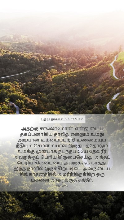 1 இராஜாக்கள் 3:6 TAMIRV Bible Verse Image