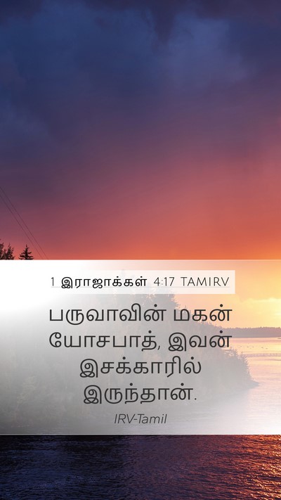1 இராஜாக்கள் 4:17 TAMIRV Mobile Phone Wallpaper - பருவாவின் மகன் - Mobile Bible Verse Wallpaper