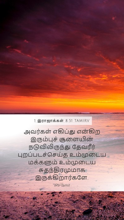 1 இராஜாக்கள் 8:51 TAMIRV Bible Verse Image