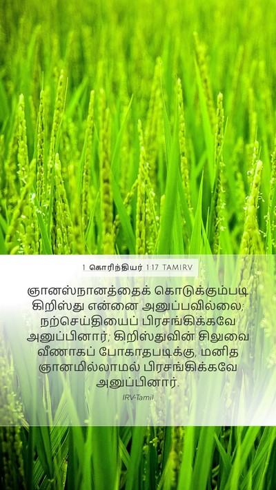 1 கொரிந்தியர் 1:17 TAMIRV Bible Verse Image