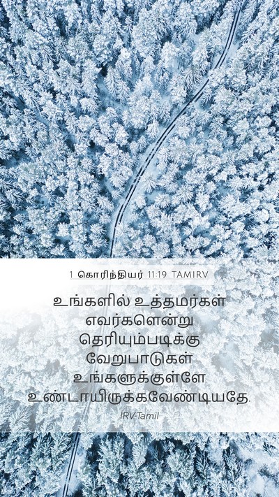 1 கொரிந்தியர் 11:19 TAMIRV Bible Verse Image
