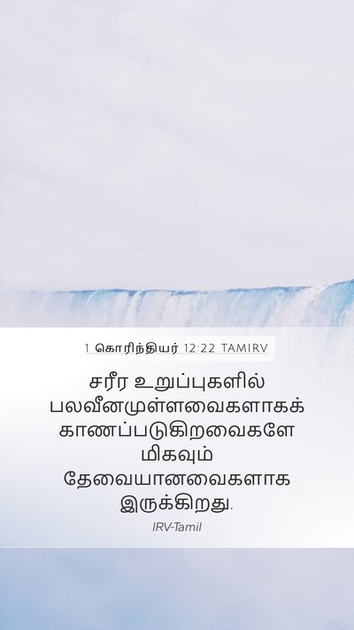1 கொரிந்தியர் 12:22 TAMIRV Bible Verse Image