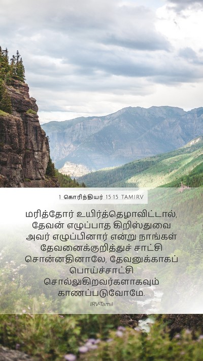 1 கொரிந்தியர் 15:15 TAMIRV Bible Verse Image