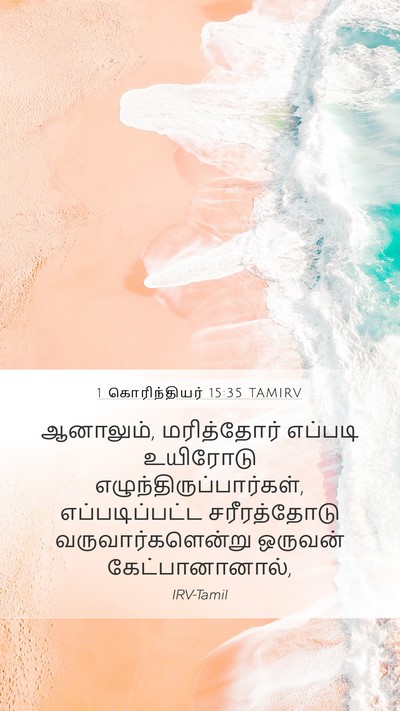 1 கொரிந்தியர் 15:35 TAMIRV Bible Verse Image