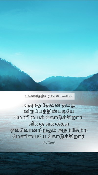 1 கொரிந்தியர் 15:38 TAMIRV Bible Verse Image