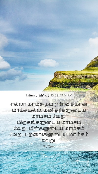 1 கொரிந்தியர் 15:39 TAMIRV Bible Verse Image