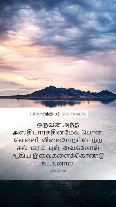 1 கொரிந்தியர் 3:12 TAMIRV Bible Verse Image