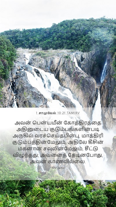 1 சாமுவேல் 10:21 TAMIRV Bible Verse Image