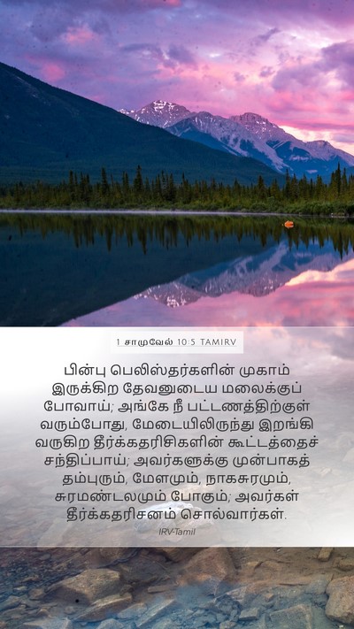 1 சாமுவேல் 10:5 TAMIRV Bible Verse Image