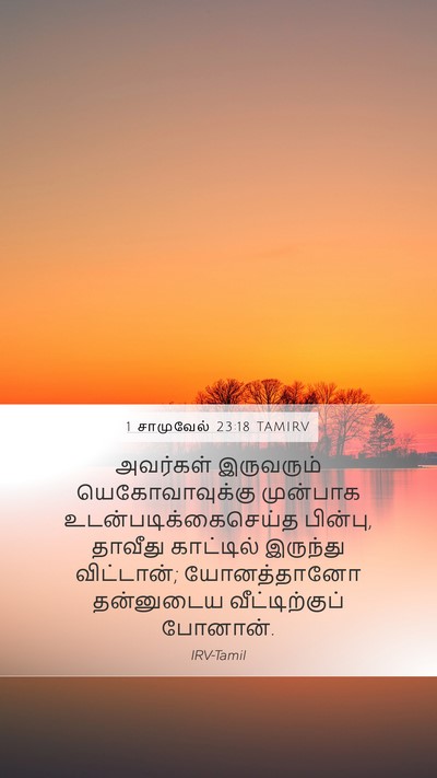 1 சாமுவேல் 23:18 TAMIRV Bible Verse Image