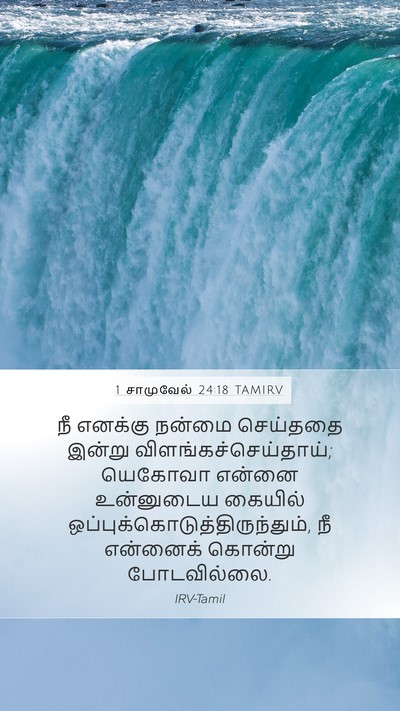 1 சாமுவேல் 24:18 TAMIRV Bible Verse Image