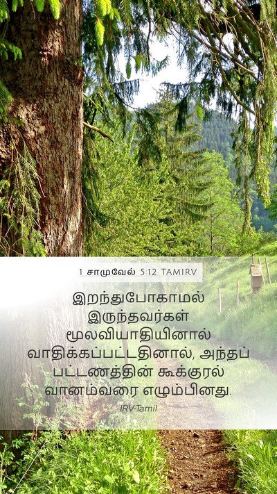 1 சாமுவேல் 5:12 TAMIRV Bible Verse Image
