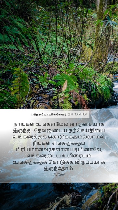 1 தெசலோனிக்கேயர் 2:8 TAMIRV Bible Verse Image