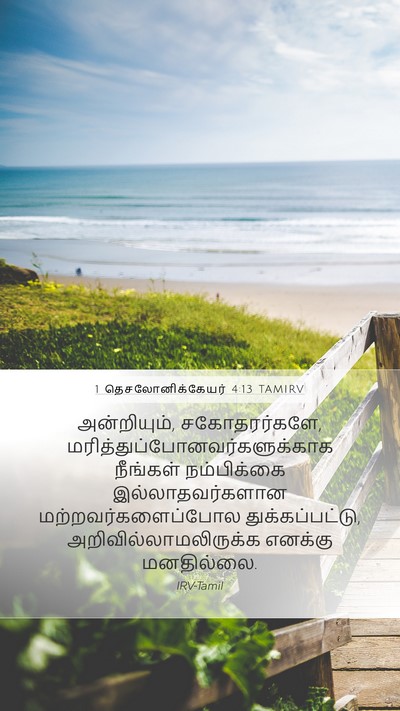1 தெசலோனிக்கேயர் 4:13 TAMIRV Bible Verse Image