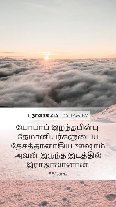 1 நாளாகமம் 1:45 TAMIRV Bible Verse Image