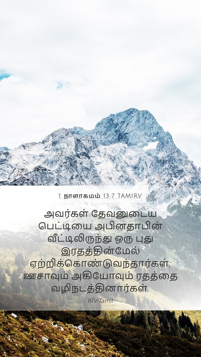 1 நாளாகமம் 13:7 TAMIRV Bible Verse Image