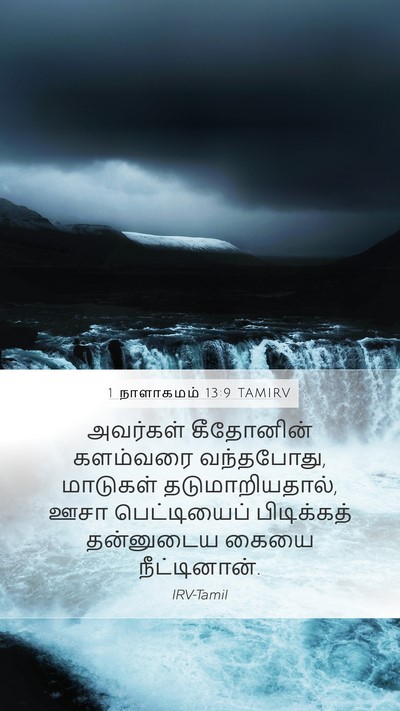 1 நாளாகமம் 13:9 TAMIRV Bible Verse Image