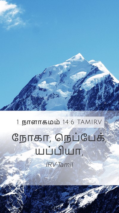 1 நாளாகமம் 14:6 TAMIRV Mobile Phone Wallpaper - நோகா, நெப்பேக், - Mobile Bible Verse Wallpaper