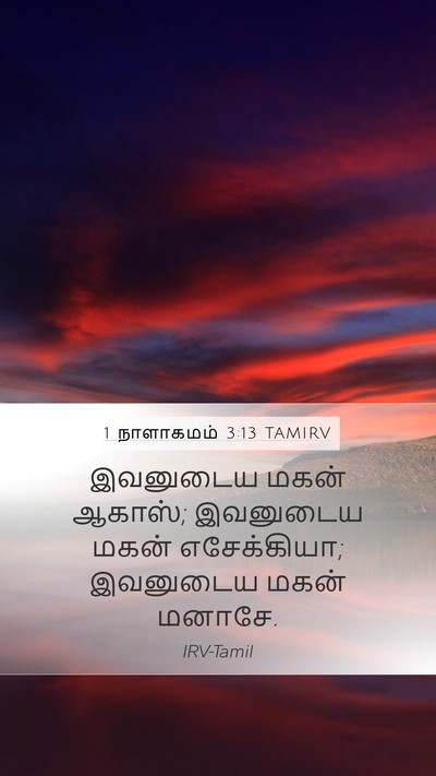 1 நாளாகமம் 3:13 TAMIRV Bible Verse Image
