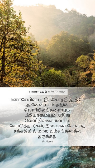 1 நாளாகமம் 6:70 TAMIRV Bible Verse Image
