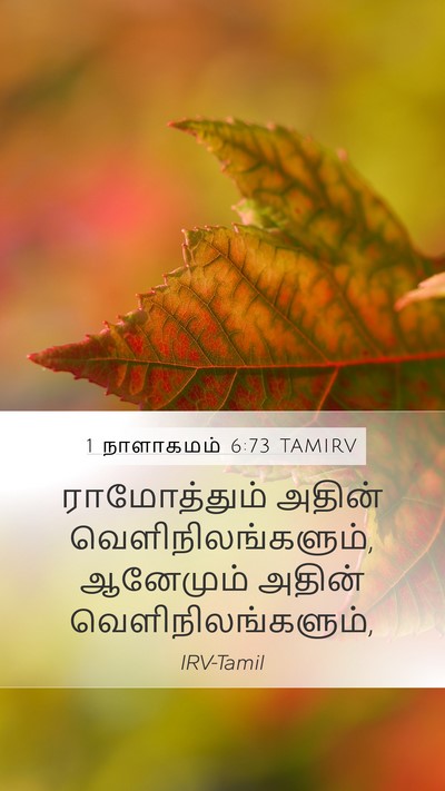 1 நாளாகமம் 6:73 TAMIRV Bible Verse Image