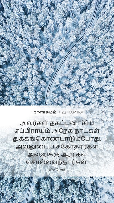 1 நாளாகமம் 7:22 TAMIRV Mobile Phone Wallpaper - அவர்கள் - Mobile Bible Verse Wallpaper