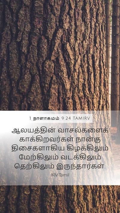 1 நாளாகமம் 9:24 TAMIRV Bible Verse Image