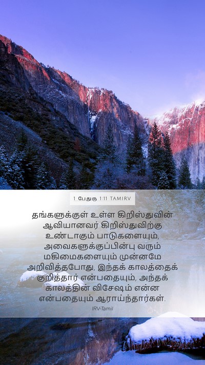 1 பேதுரு 1:11 TAMIRV Bible Verse Image