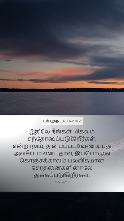 1 பேதுரு 1:6 TAMIRV Bible Verse Image