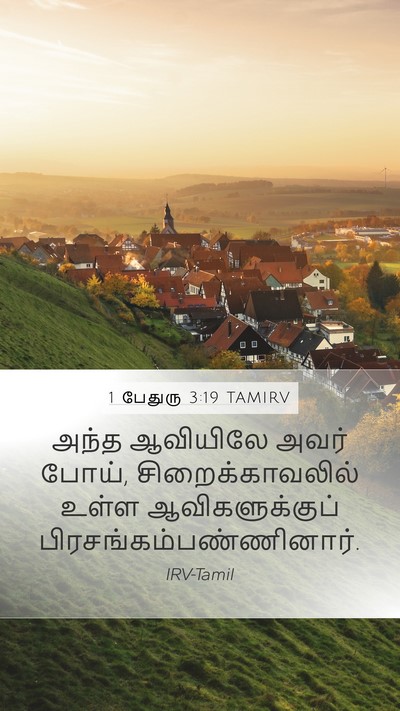 1 பேதுரு 3:19 TAMIRV Bible Verse Image