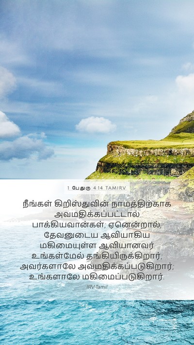 1 பேதுரு 4:14 TAMIRV Bible Verse Image