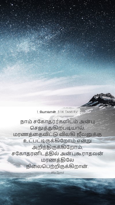 1 யோவான் 3:14 TAMIRV Bible Verse Image