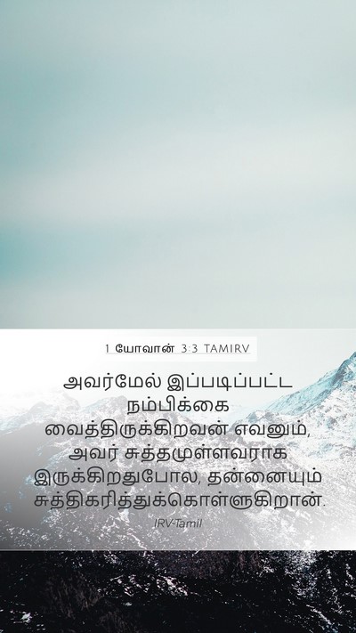 1 யோவான் 3:3 TAMIRV Bible Verse Image