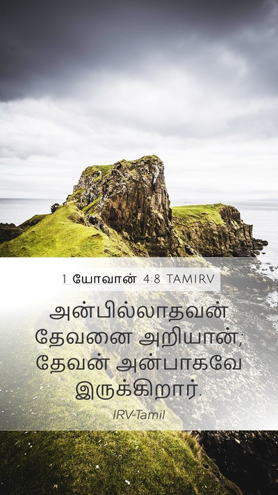1 யோவான் 4:8 TAMIRV Bible Verse Image