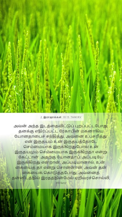 2 இராஜாக்கள் 10:15 TAMIRV Bible Verse Image