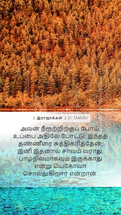 2 இராஜாக்கள் 2:21 TAMIRV Bible Verse Image