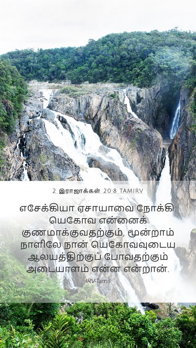 2 இராஜாக்கள் 20:8 TAMIRV Bible Verse Image
