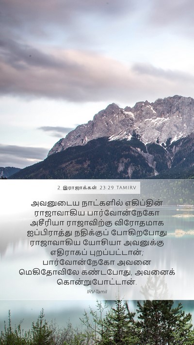 2 இராஜாக்கள் 23:29 TAMIRV Bible Verse Image