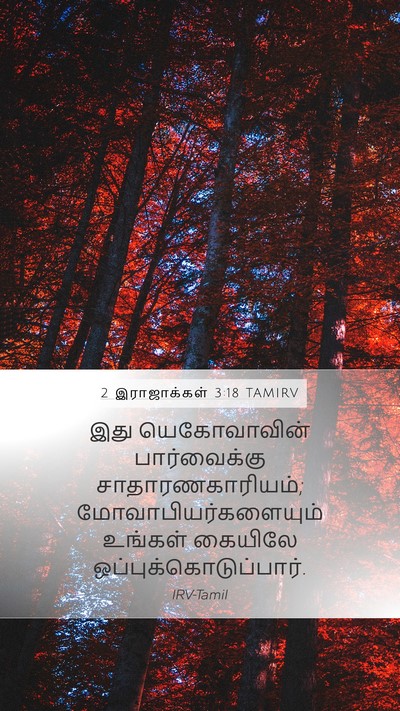 2 இராஜாக்கள் 3:18 TAMIRV Bible Verse Image