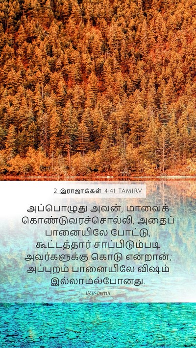 2 இராஜாக்கள் 4:41 TAMIRV Bible Verse Image