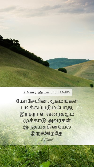 2 கொரிந்தியர் 3:15 TAMIRV Bible Verse Image